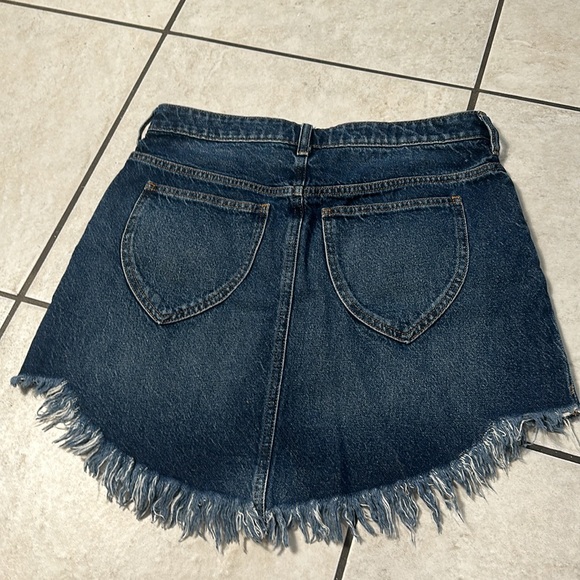 Free People‎ We The Free Bailey Denim Mini Skirt - Picture 6 of 8